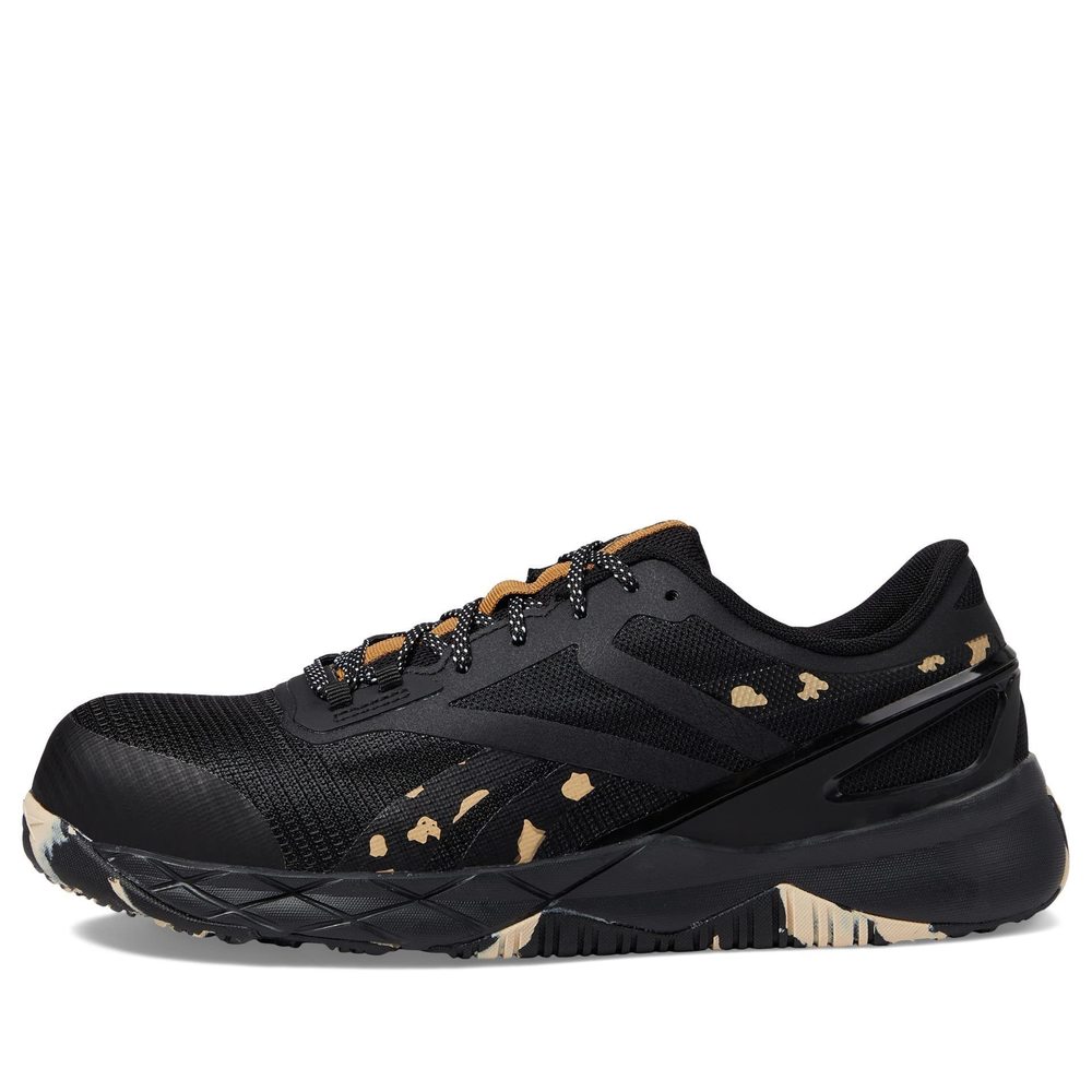 REEBOK WORK WOMEN'S RB366 NANOFLEX TR WORK ATHLETIC CONSTRUCTION SHOE BLACK, 11